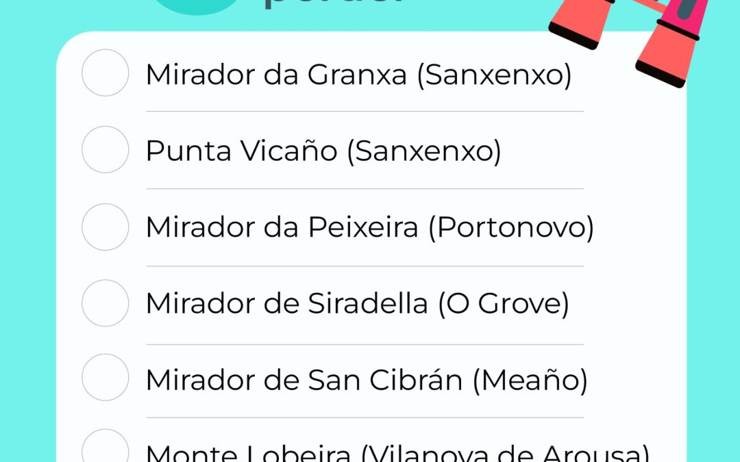 MIRADORES QUE NO TE PUEDES PERDER DEL SALNÉS