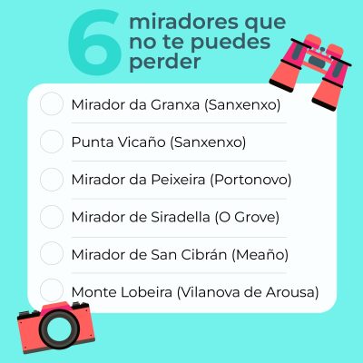 MIRADORES QUE NO TE PUEDES PERDER DEL SALNÉS